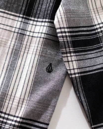 Camisa Manga Longa Volcom Park Dirty White