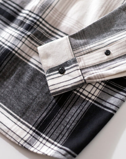 Camisa Manga Longa Volcom Park Dirty White