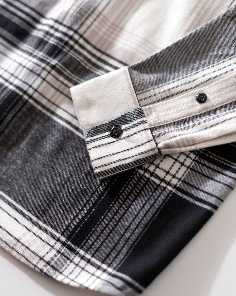 Camisa Manga Longa Volcom Park Dirty White