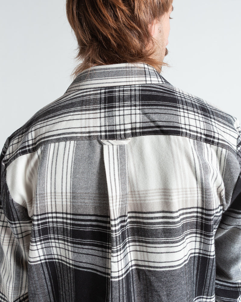 Camisa Manga Longa Volcom Park Dirty White