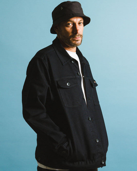 Jaqueta Jeans Volcom Stereo Stone Indigo