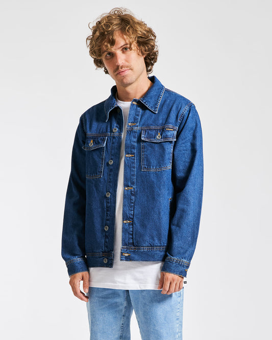 Jaqueta Jeans Volcom Original Blue Stone