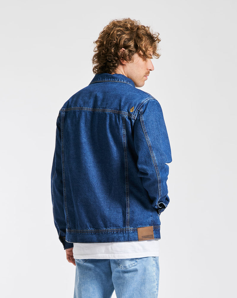 Jaqueta Jeans Volcom Original Blue Stone