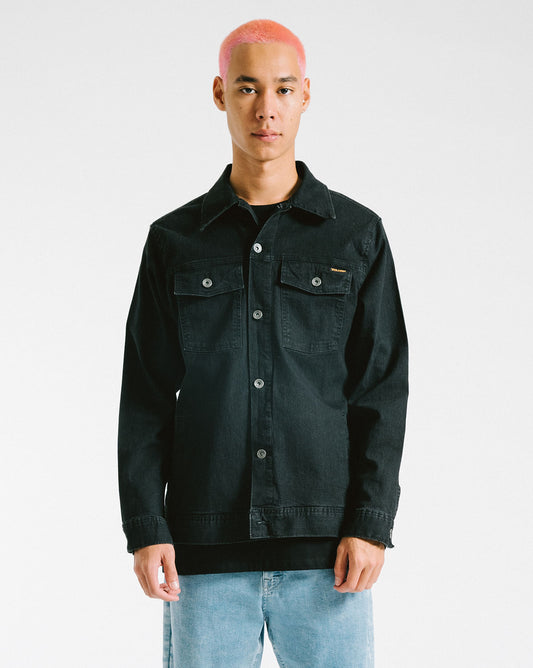 Jaqueta Jeans Volcom Black Stone