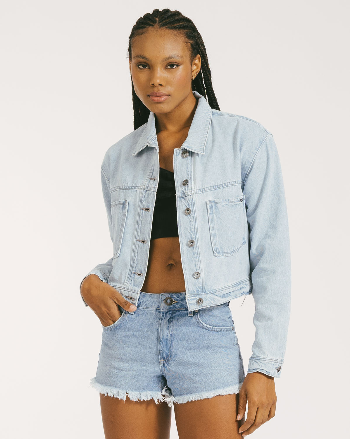 Jaqueta Jeans Volcom Blue Stone Volcom Brasil Loja Oficial