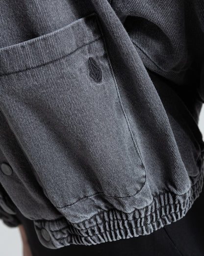 Jaqueta Jeans Volcom Shes Da Bomb Preta