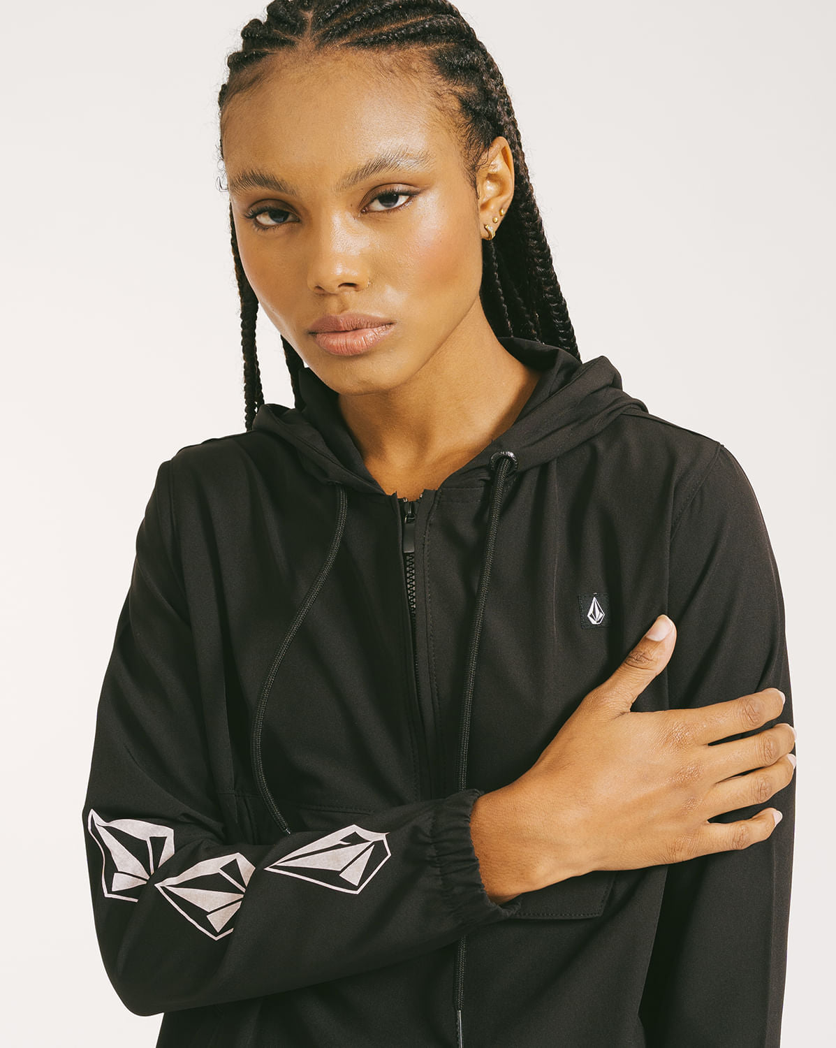 Jaqueta Volcom Earth Tripper Preta Volcom Brasil Loja Oficial