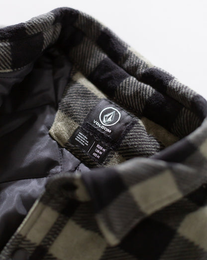 Jaqueta Leve Volcom Bowered Lined Dark Olive