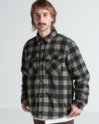 Jaqueta Leve Volcom Bowered Lined Dark Olive