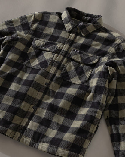 Jaqueta Leve Volcom Bowered Lined Dark Olive