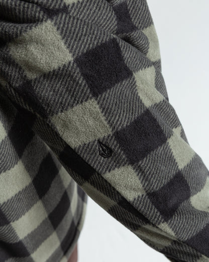 Jaqueta Leve Volcom Bowered Lined Dark Olive