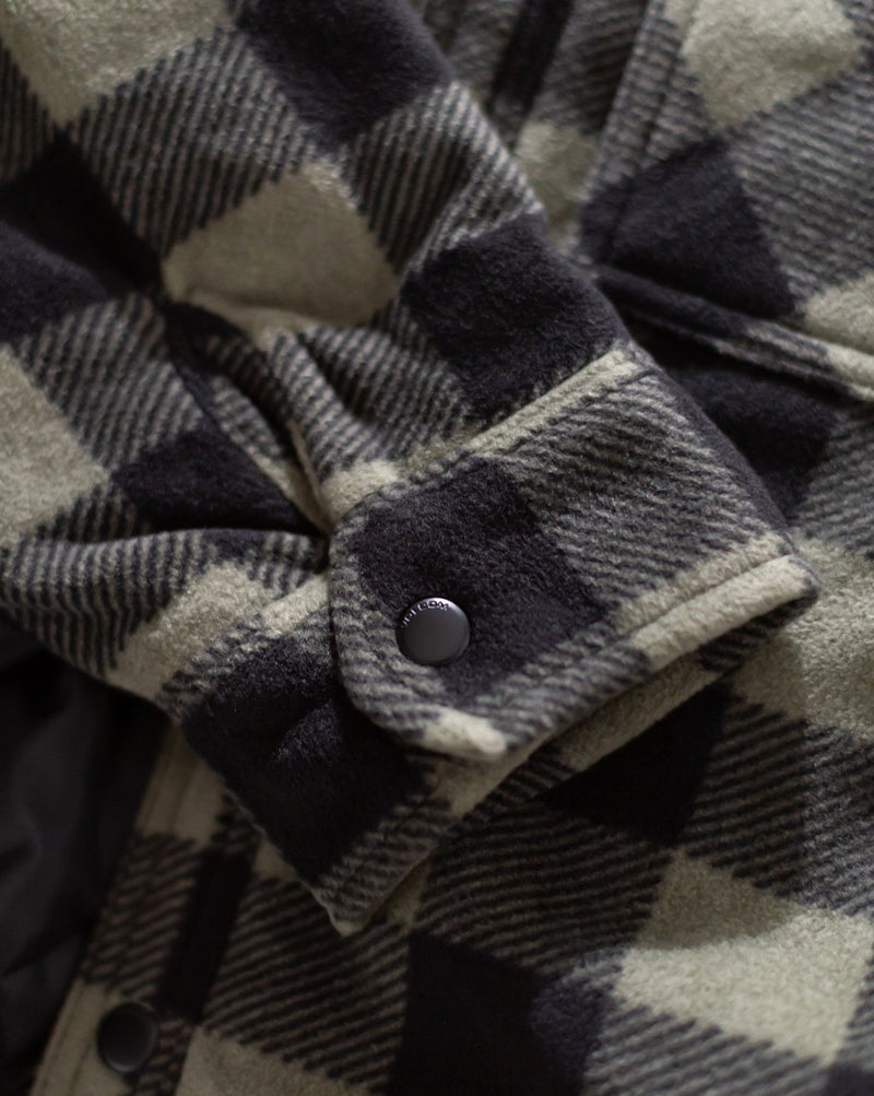 Jaqueta Leve Volcom Bowered Lined Dark Olive