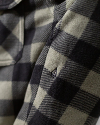Jaqueta Leve Volcom Bowered Lined Dark Olive