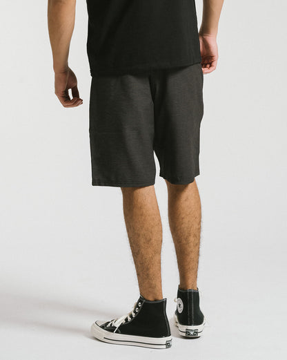 Bermuda Híbrida Volcom Frickin Cross Shred Slub Black