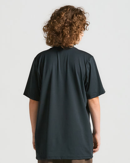 Lycra Volcom Manga Curta Iconic Stone Preta