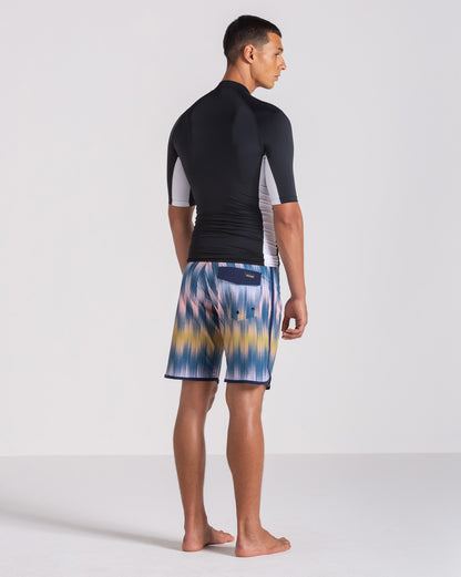 Lycra Volcom Lido Solid Preta Manga Curta