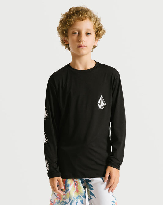 Lycra Volcom Deadly Stone Juvenil Preta