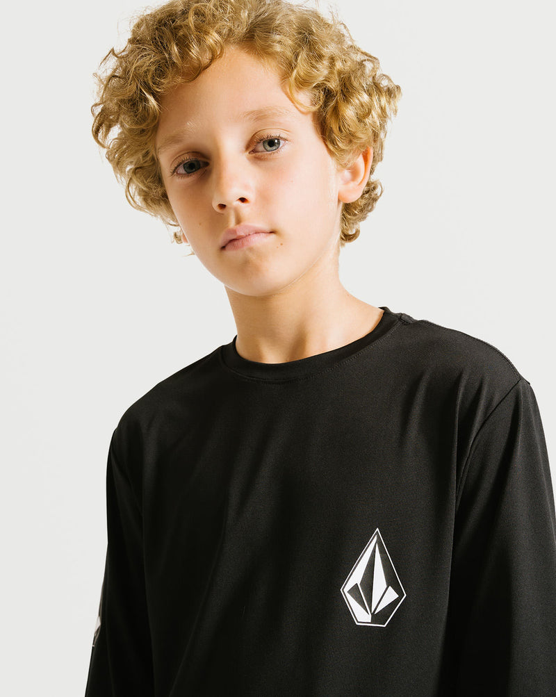 Lycra Volcom Deadly Stone Juvenil Preta