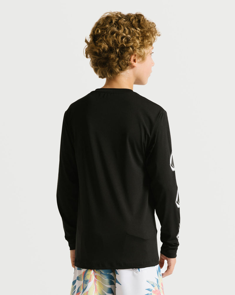 Lycra Volcom Deadly Stone Juvenil Preta