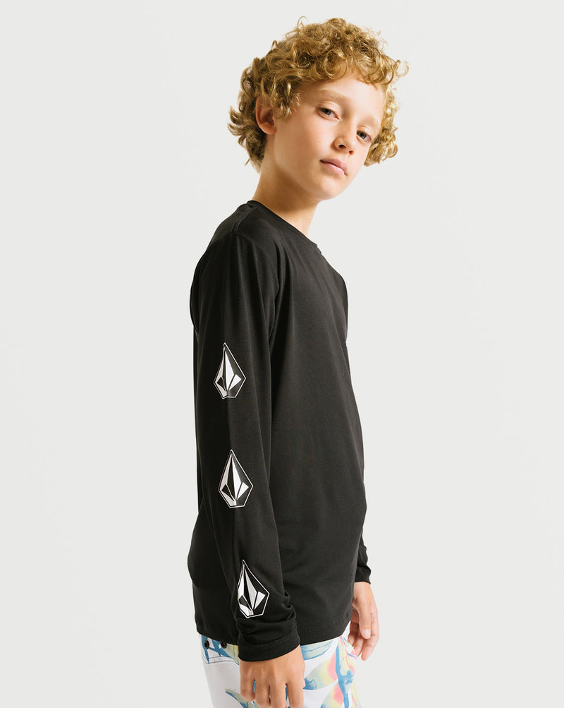 Lycra Volcom Deadly Stone Juvenil Preta