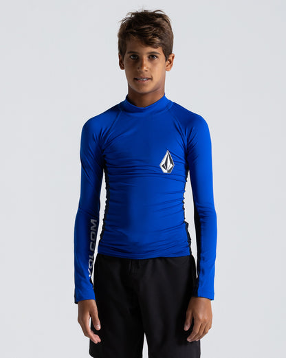 Lycra Volcom Lido Solid Juvenil Azul Marinho