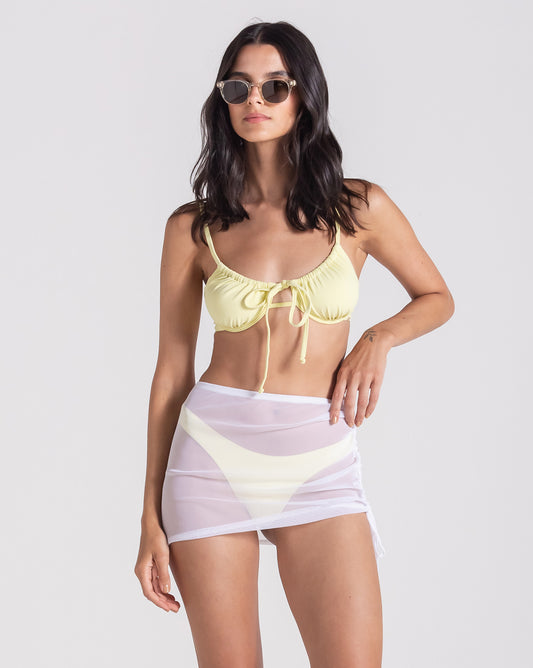 Saída de Praia Volcom Beachside Branca