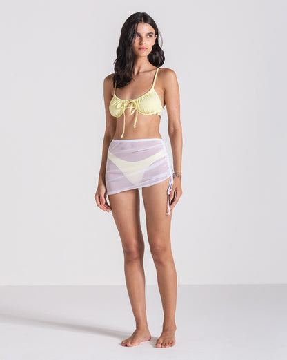 Saída de Praia Volcom Beachside Branca