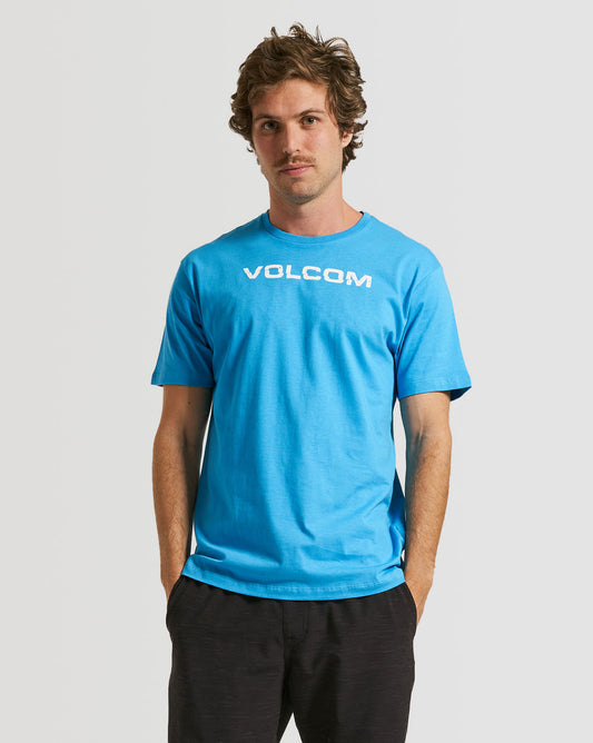 Camiseta Volcom Regular Ripp Euro Azul