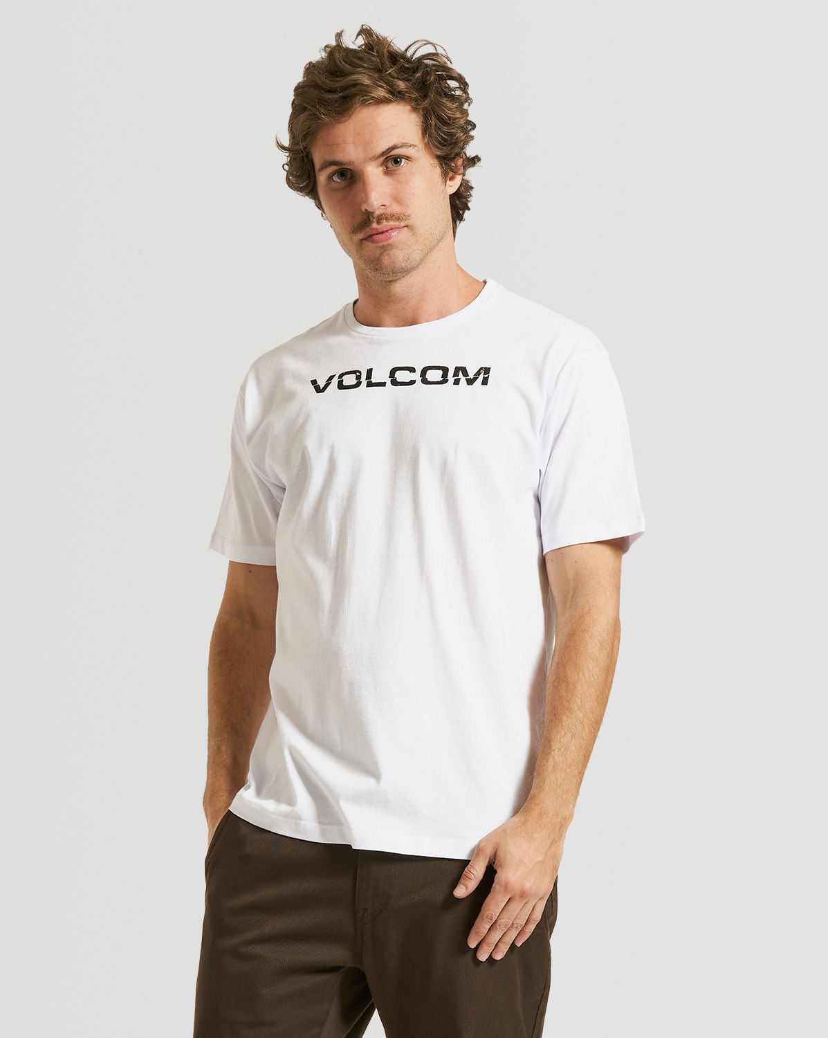 Camiseta Volcom Regular Ripp Euro Branca