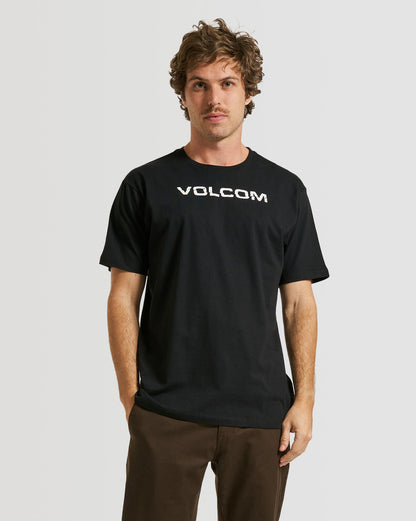 Camiseta Volcom Regular Ripp Euro Preta