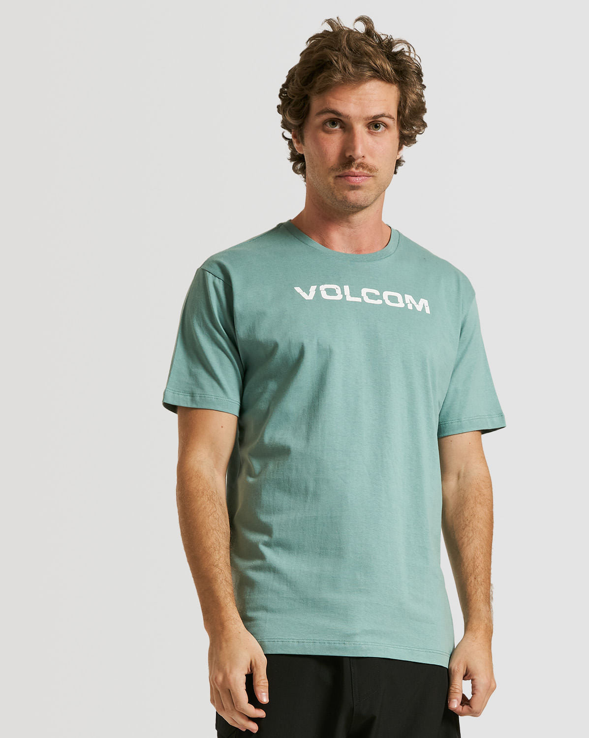Camiseta Volcom Regular Ripp Euro Verde