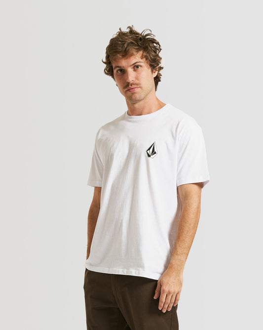 Camiseta Volcom Regular Deadly Stone Branca