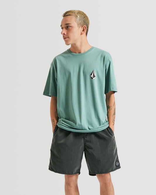 Camiseta Volcom Regular Deadly Stone Verde