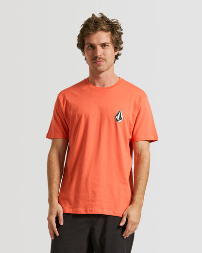 Camiseta Volcom Regular Deadly Stone Vermelha