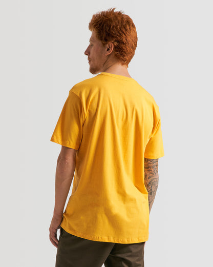 Camiseta Volcom Regular Crisp Stone Amarela