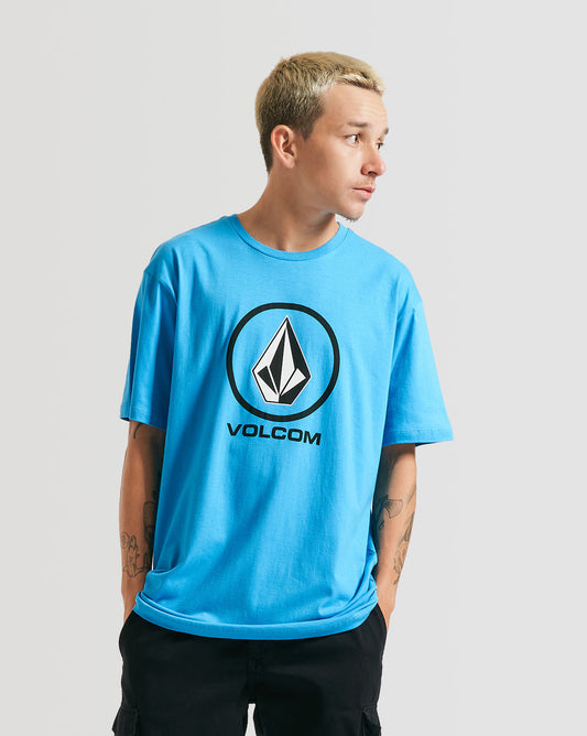 Camiseta Volcom Regular Crisp Stone Azul