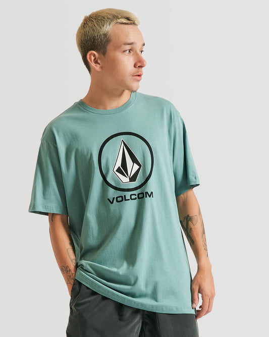 Camiseta Volcom Regular Crisp Stone Verde