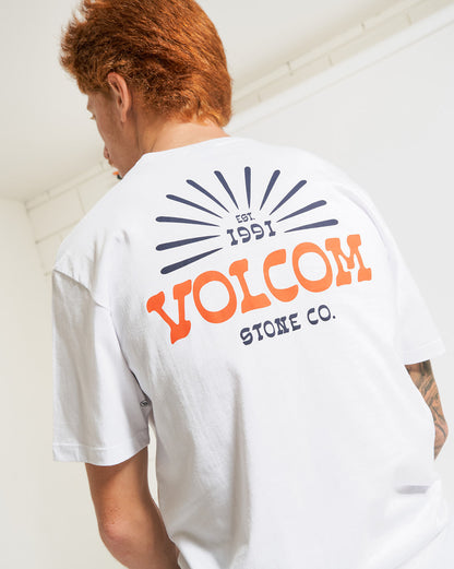 Camiseta Volcom Regular Frostynation Branca