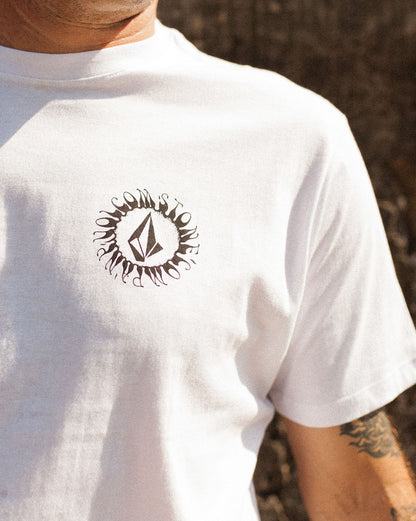 Camiseta Volcom Regular Exuder Branca