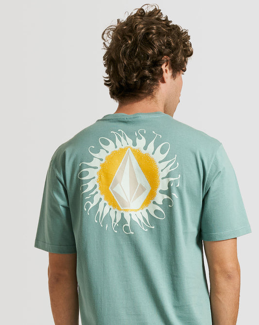 Camiseta Volcom Regular Exuder Verde