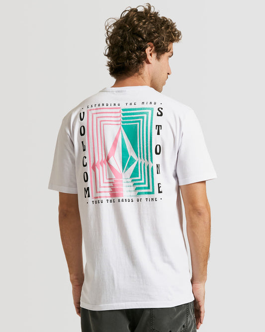 Camiseta Volcom Regular Reverberation Branca