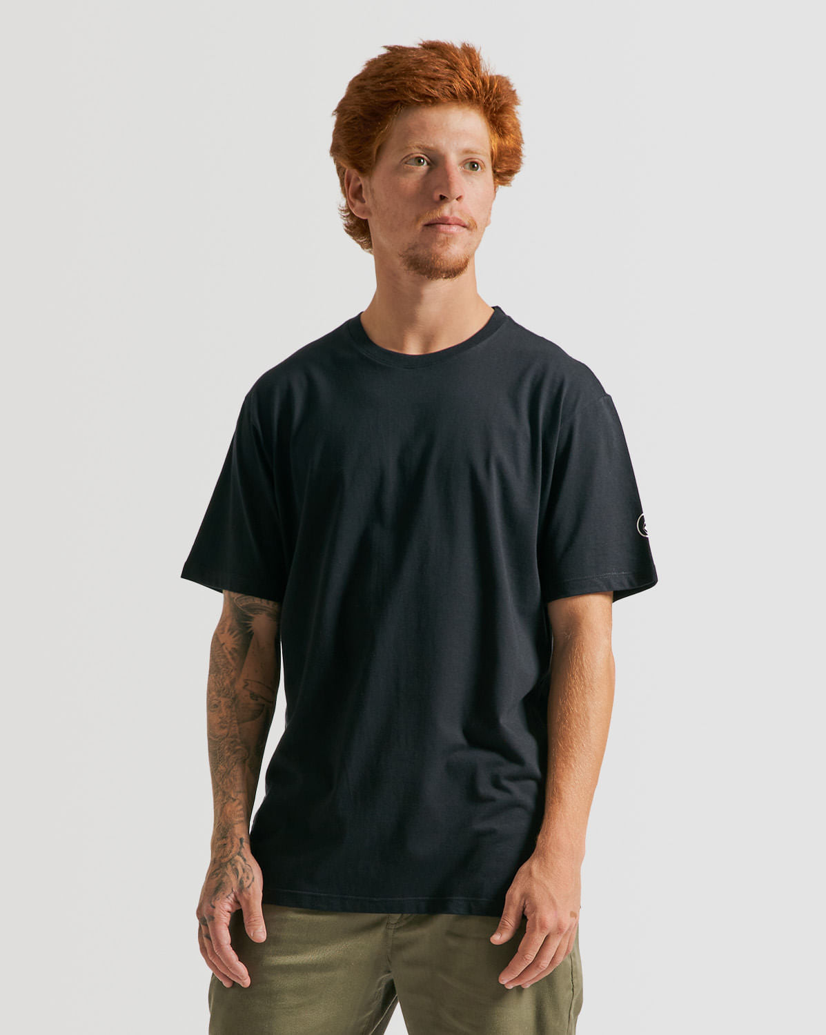 Camiseta Volcom Regular Solid Stone Preta