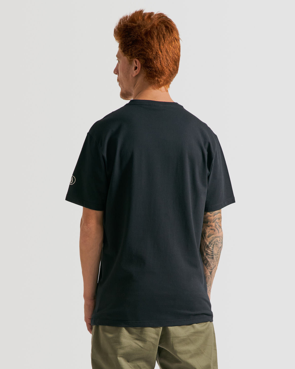 Camiseta Volcom Regular Solid Stone Preta