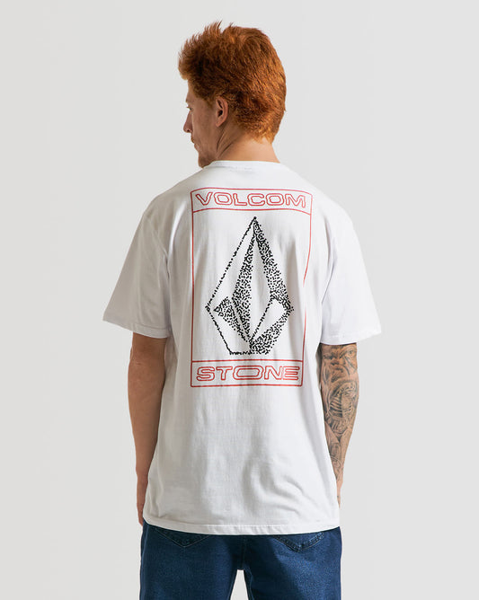 Camiseta Volcom Regular Scifi Branca