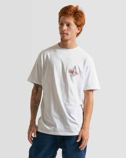 Camiseta Volcom Regular Scifi Branca
