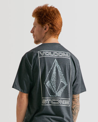 Camiseta Volcom Regular Scifi Preta