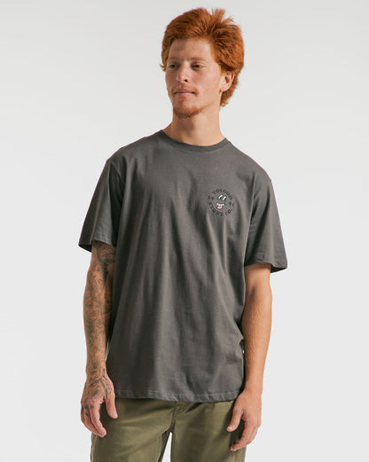 Camiseta Volcom Regular Freak Flag Grafite