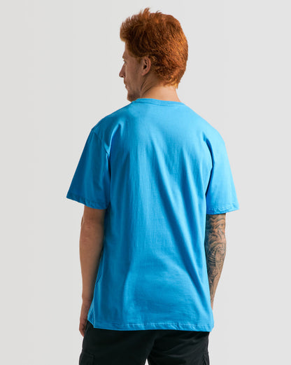 Camiseta Volcom Regular H0 Loop Azul