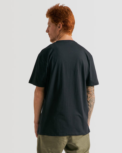 Camiseta Volcom Regular H0 Loop Preta