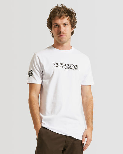 Camiseta Volcom Slim Vtv Branca